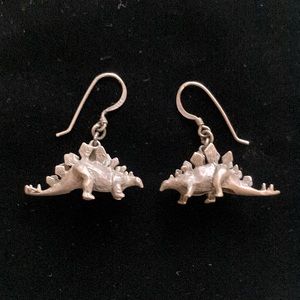 The most awesome, detailed, sterling, stegosaurus earrings you will find